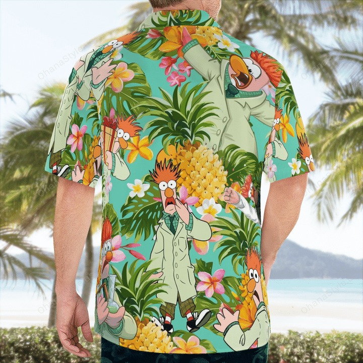 Beaker Muppets Tropical Hawaiian Shirt