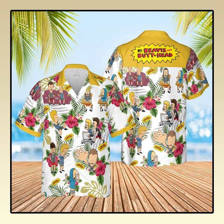 Beavis Butt Head Hawaiian Shirt