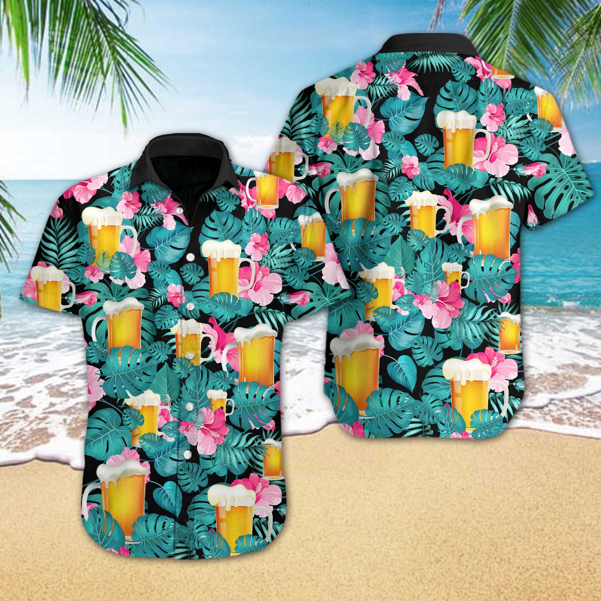 Beer Tropical Hawaiian Shirt