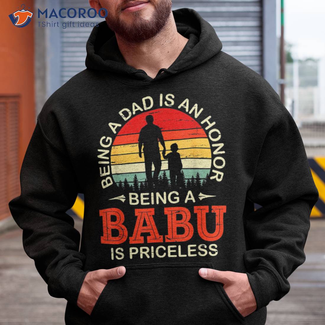 Being A Dad Is An Honor Babu Priceless Grandpa Shirt