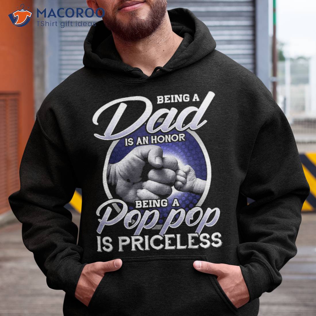 Being Dad Is An Honor Pop Priceless Fathers Day Shirt