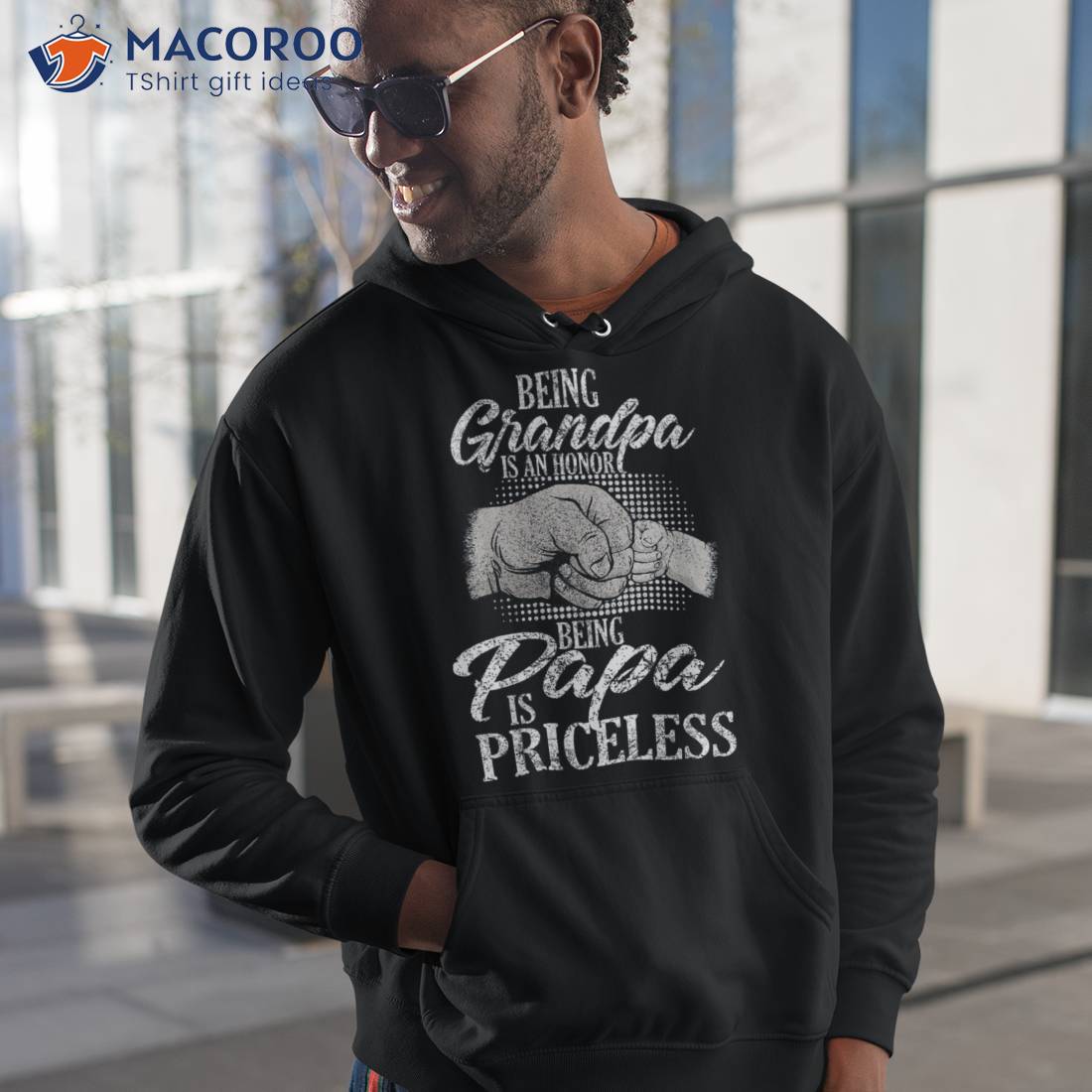 Being Grandpa Is An Honor Papa Priceless Father’s Shirt