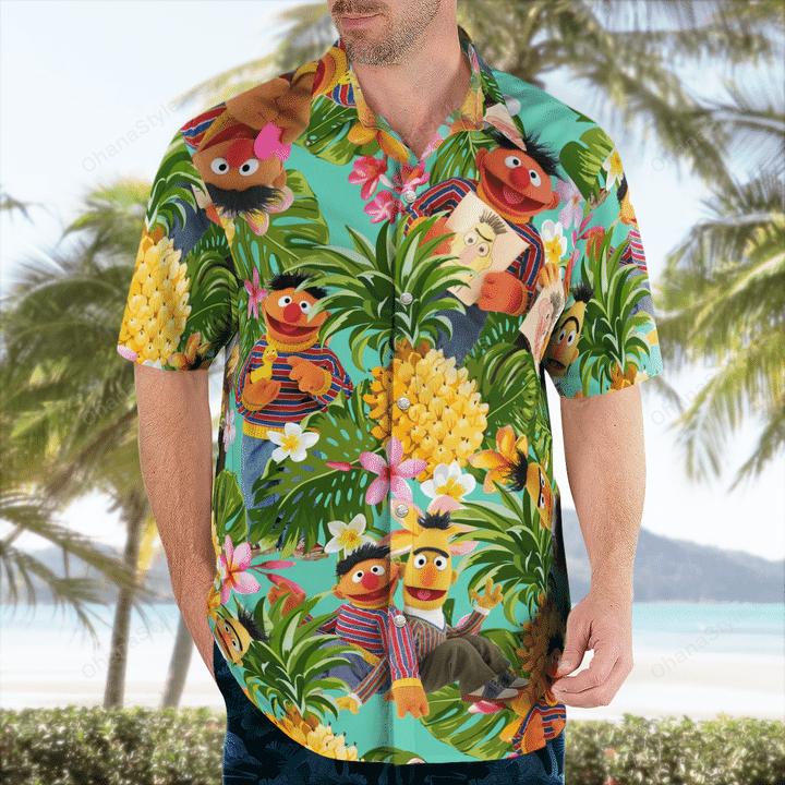 Bert And Ernie Hawaiian Shirt