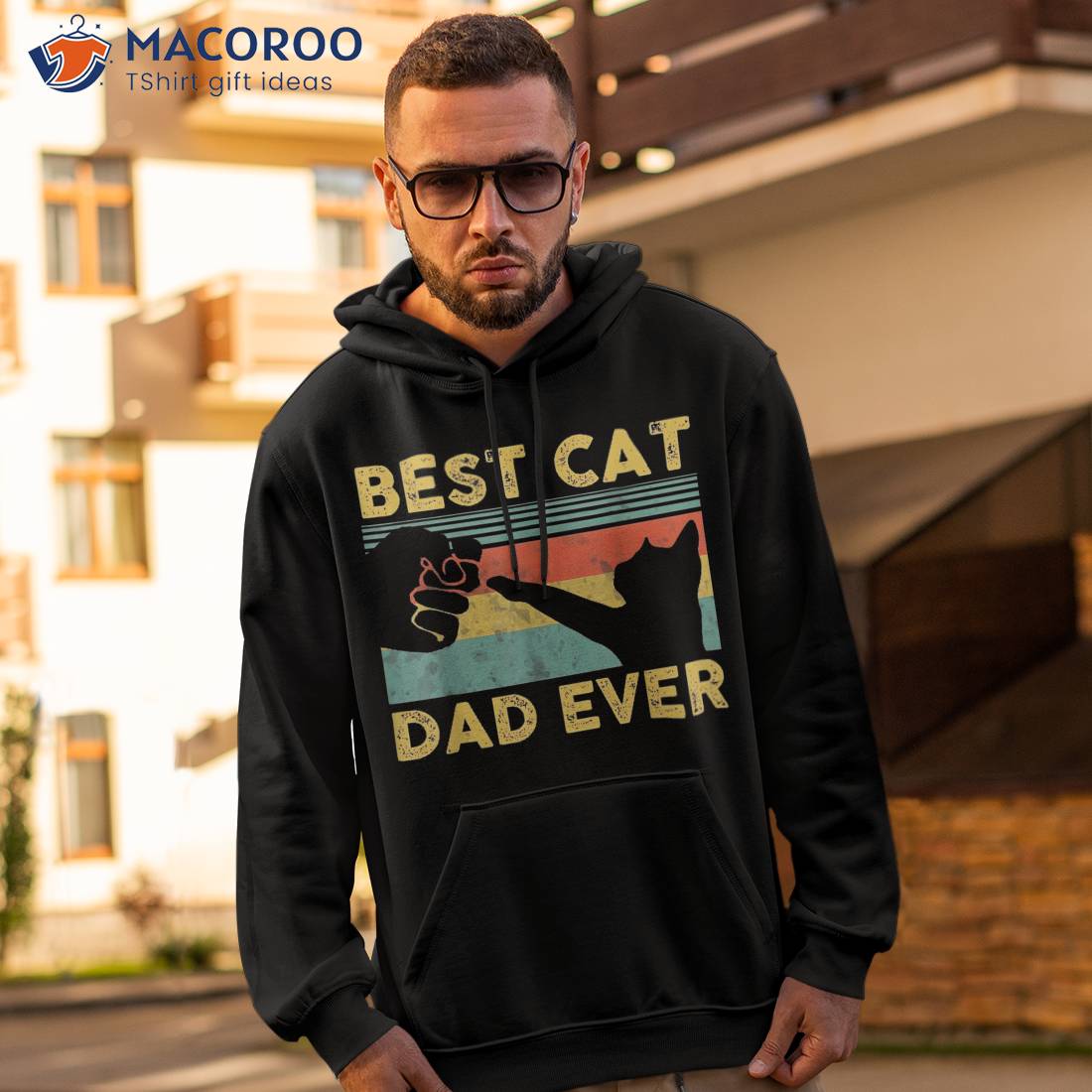 Best Cat Dad Ever T-Shirt, Cool Gift Ideas For Dad