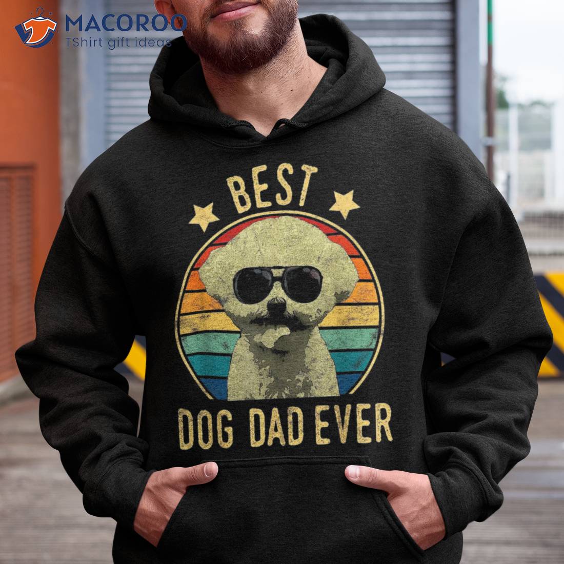 Best Dog Dad Ever Bichon Frise Father’s Day Gift Shirt