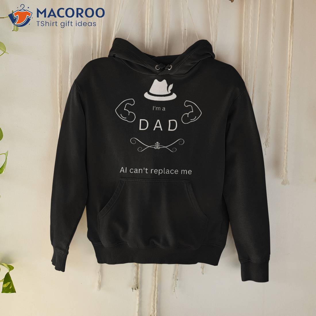 Best Funny Fathers Day Design: I’m A Dad Ai Can’t Replace Me Shirt