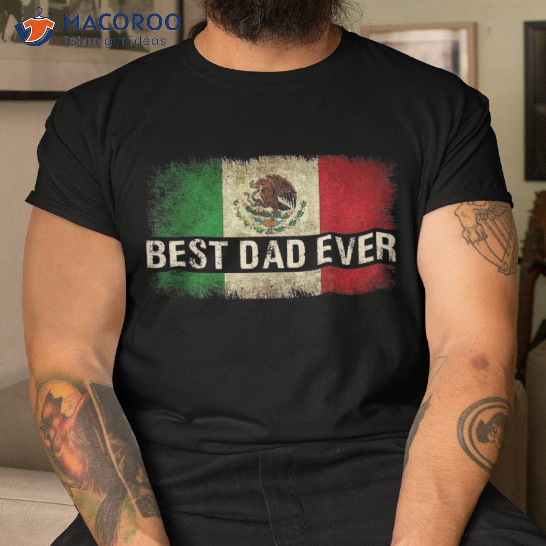 Best Mexican Dad Ever Flag Pride Father’s Day Gift Shirt