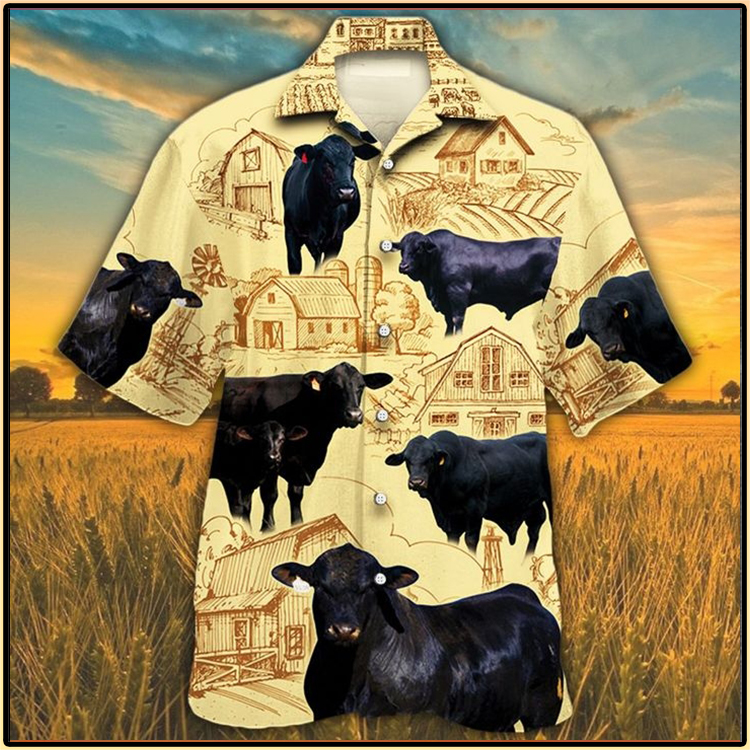 Black Angus Farm Hawaiian Shirt