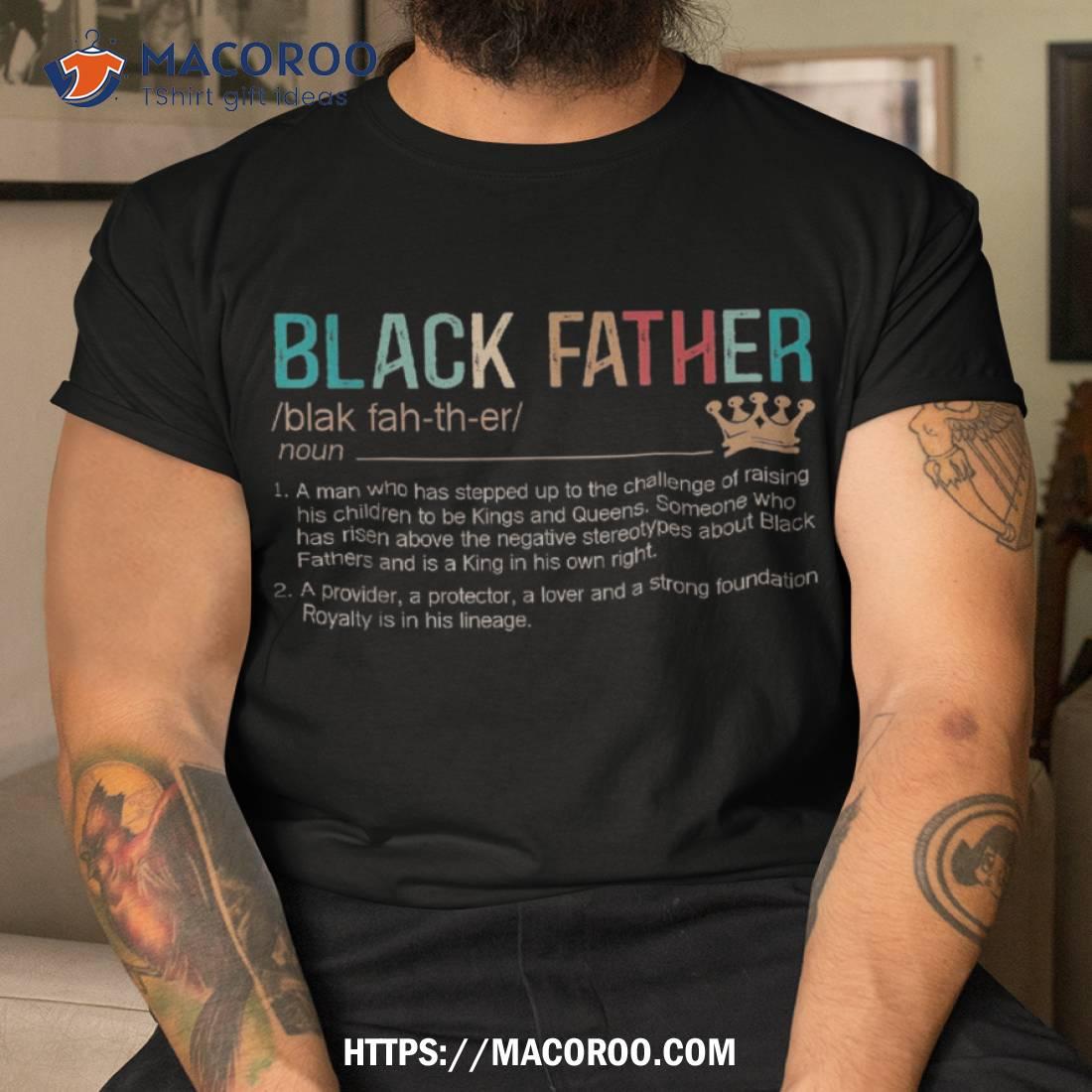 Black Father Noun Day Gifts Classic Shirt