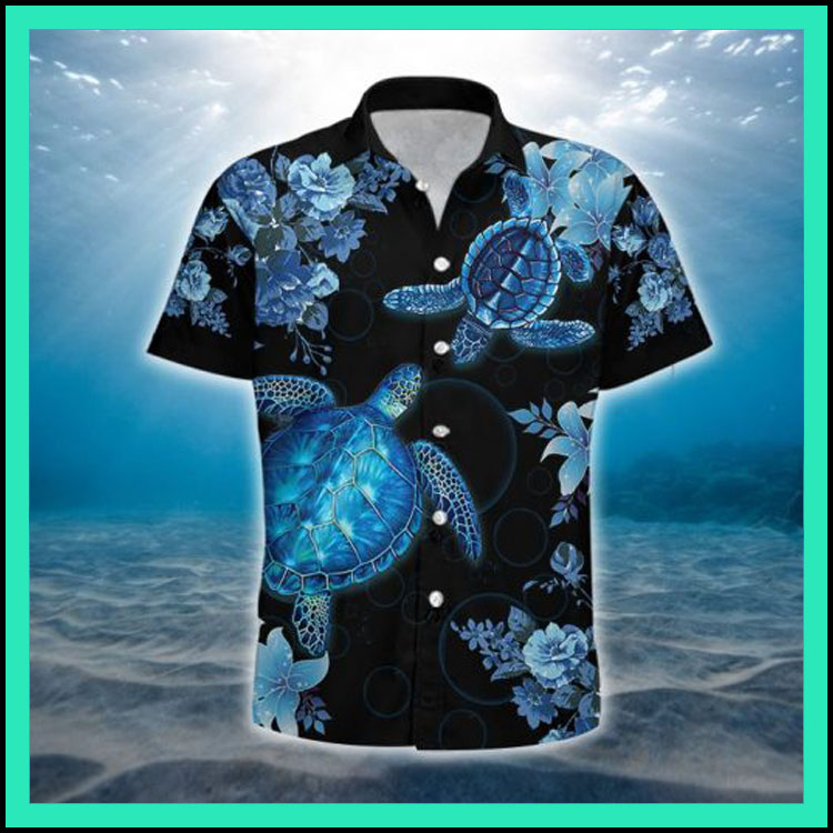 Blue Turtle Hawaiian Shirt- Limited Edition