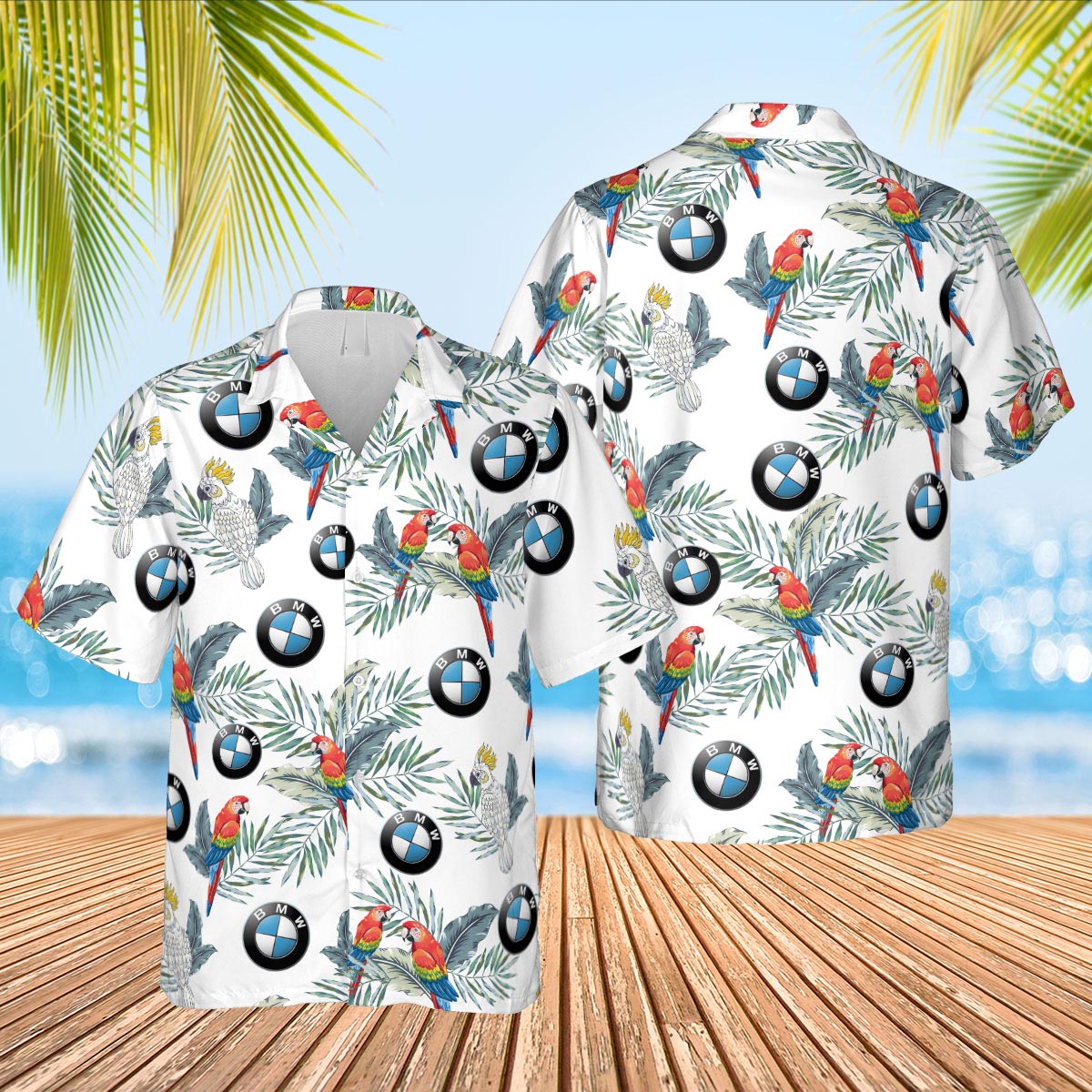 Bmw Hawaiian Shirt