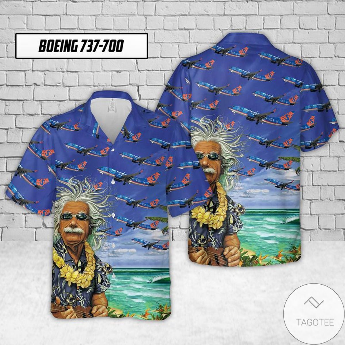 Boeing 737-700 Sun Country Airlines Hawaiian Shirt