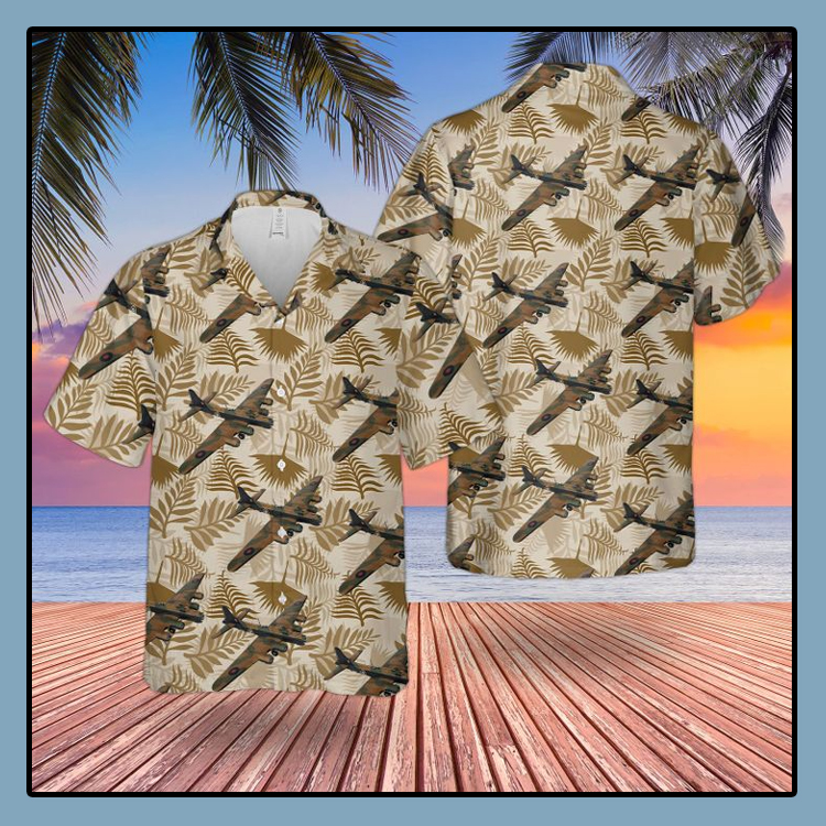 Boeing B-17S Flying Fortess Hawaiian Shirt