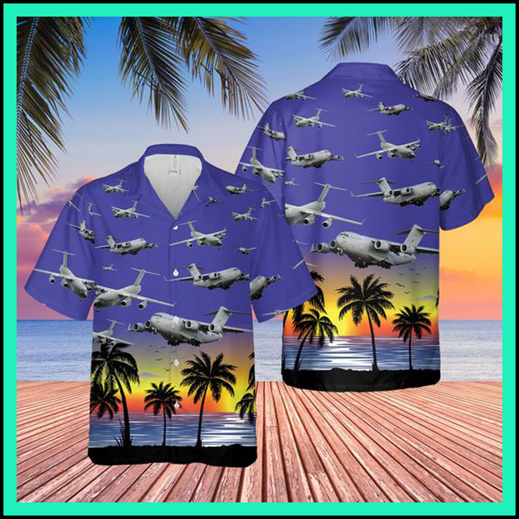 Boeing C-17 Globemaster Iii Hawaiian Shirt- Limited Edition