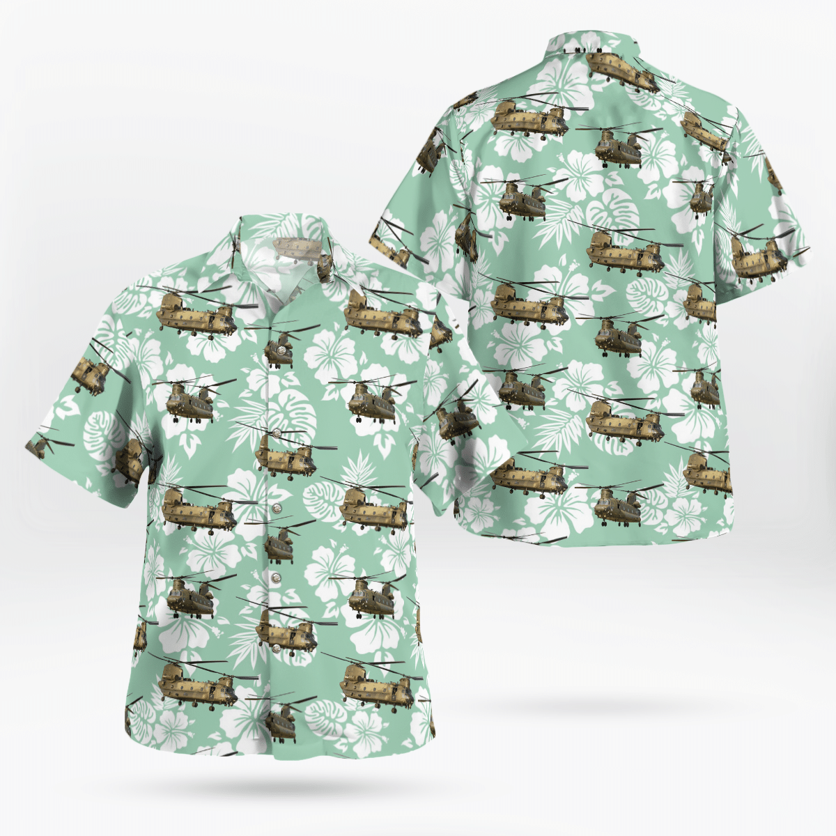 Boeing Chinook Hawaiian Shirt