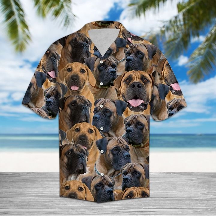 Boerboel Hawaiian Shirt Summer Button Up