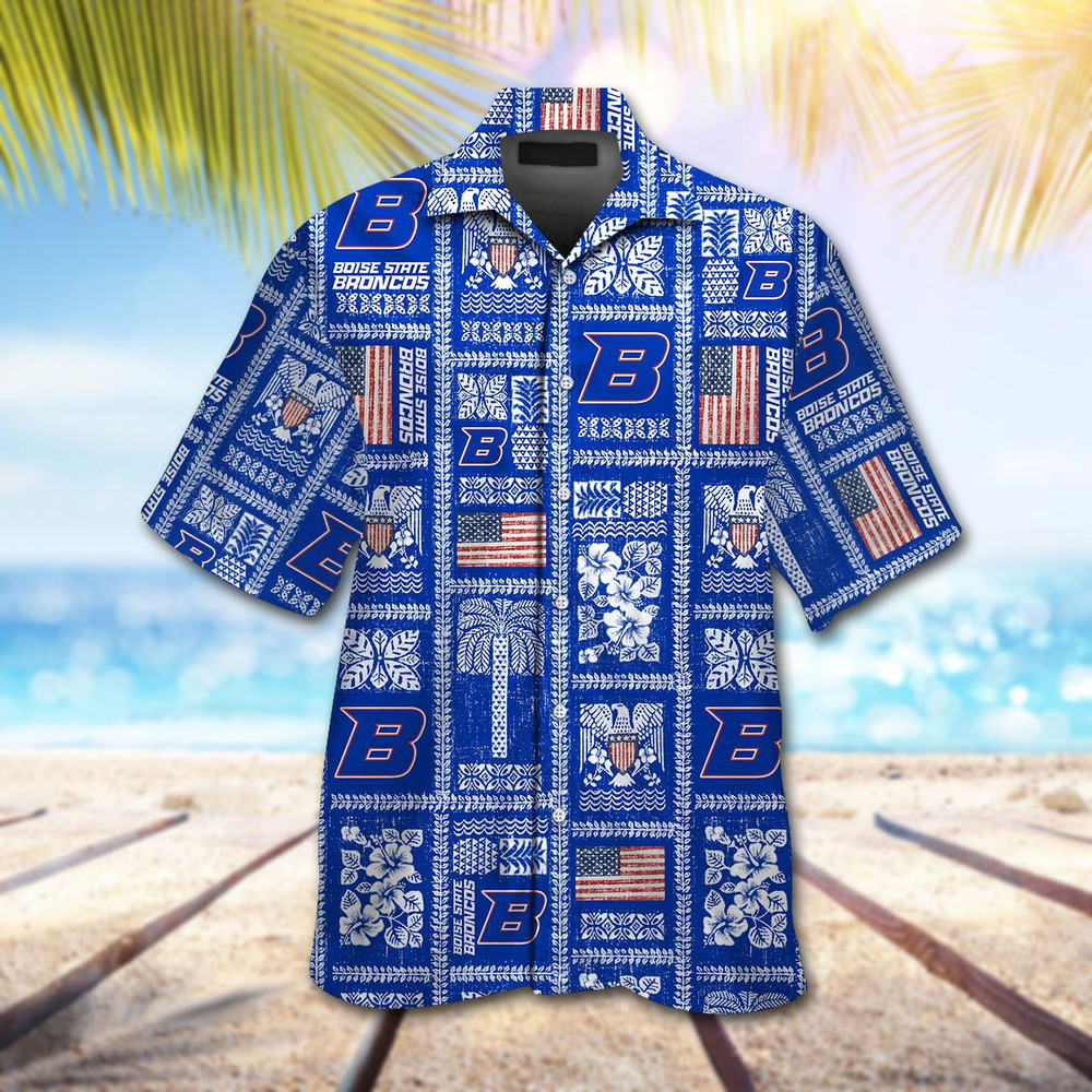 Boise State Broncos Hawaiian Shirt Hot Trendy Summer 2024