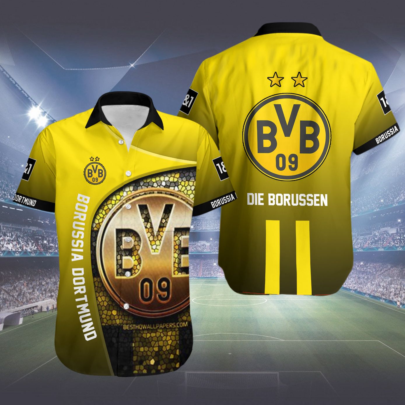 Borussia Dortmund Hawaiian Shirt