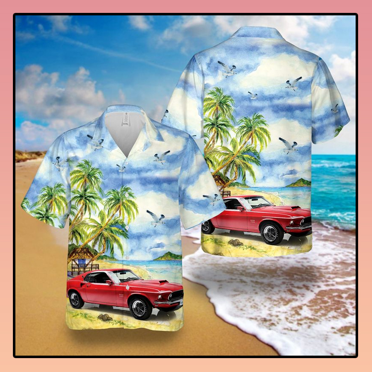 Boss 429 Mustang Hawaiian Shirt