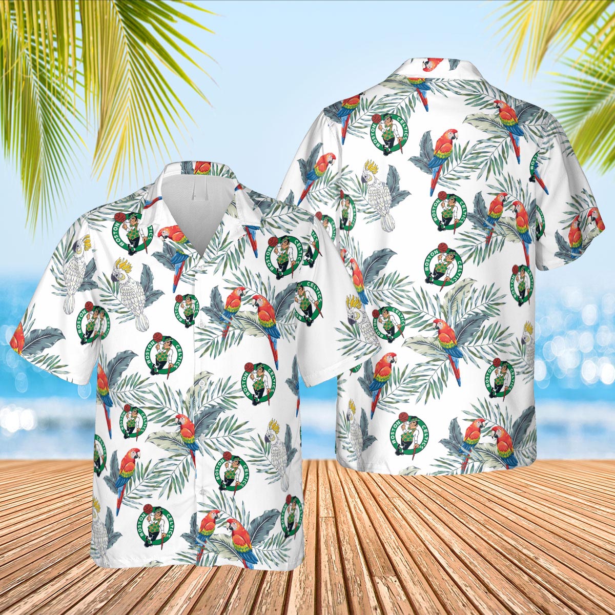 Boston Celtics Hawaiian Shirt