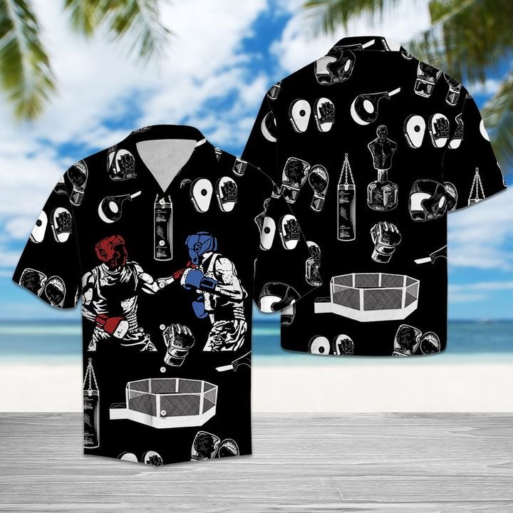 Boxing Champion Hawaiian Shirt Summer Button Up