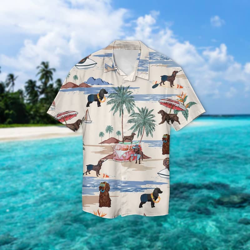 Boykin Spaniel Beach Hawaiian Shirt