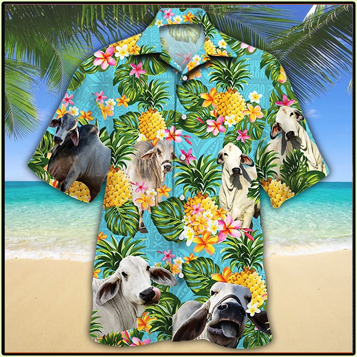 Brahman Cattle Hawaiian Shirt