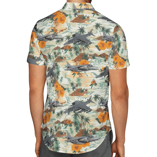 British Aerospace Harrier Ii Hawaiian Shirt