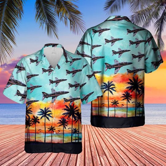 British Aerospace Hawk T1 Hawaiian Shirt