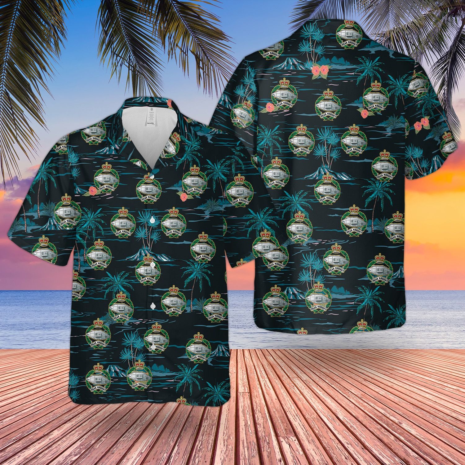 British Army Royal Tank Regiment Hawaiian Shirt