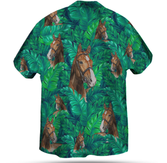 Brown House In Jungle Hawaiian Shirt