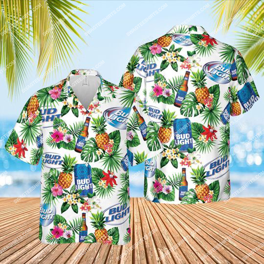 Bud Light Beer And Summer Party All Over Print Hawaiian Shirt