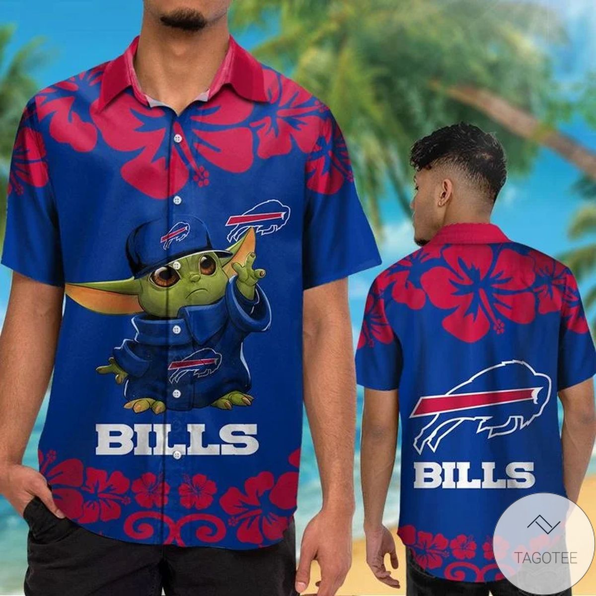 Buffalo Bills Baby Yoda Hawaiian Shirt