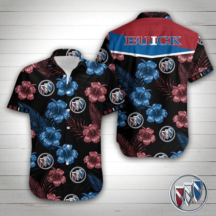 Buick Hawaiian Shirt Summer Button Up