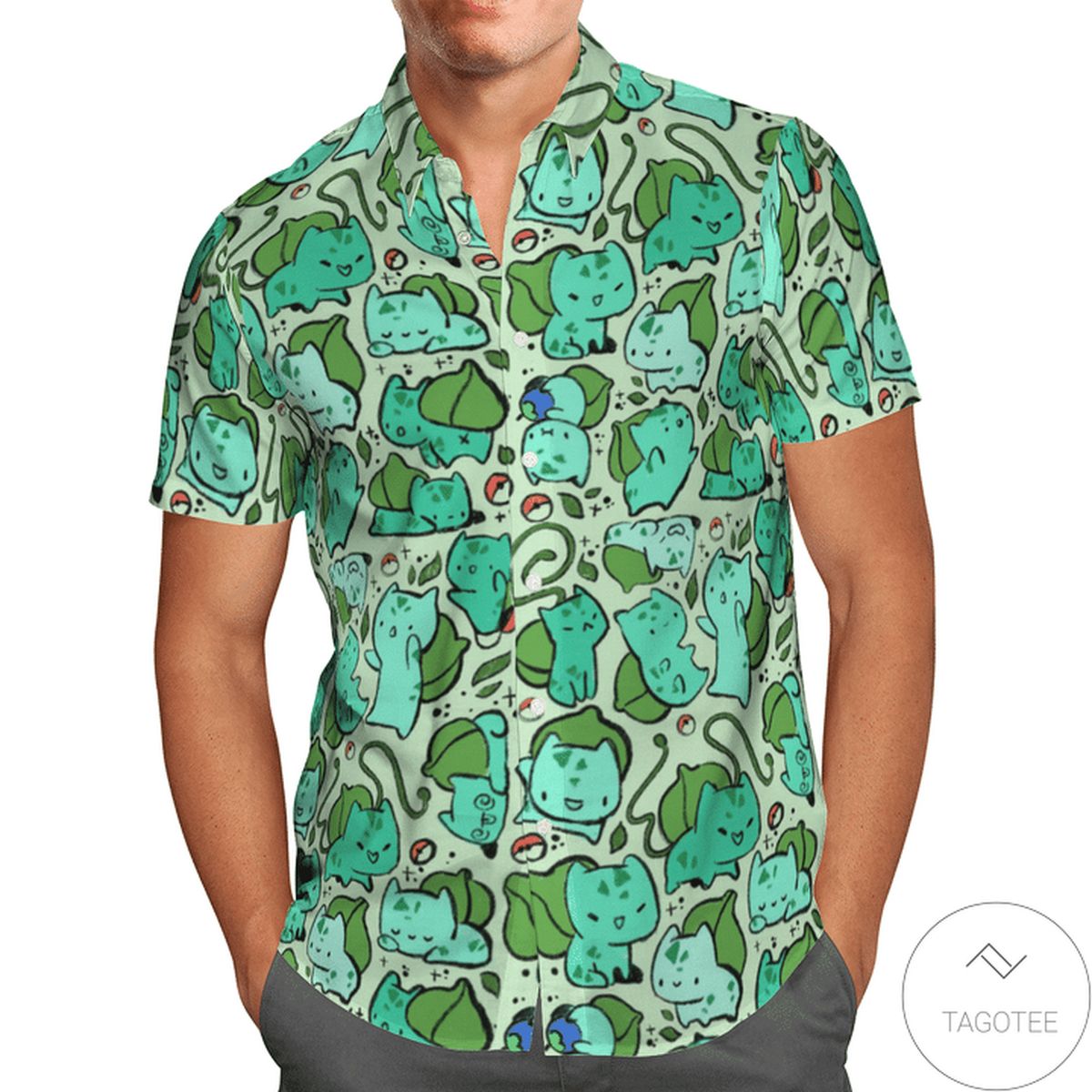 Bulbasaur Pokemon Hawaiian Shirt