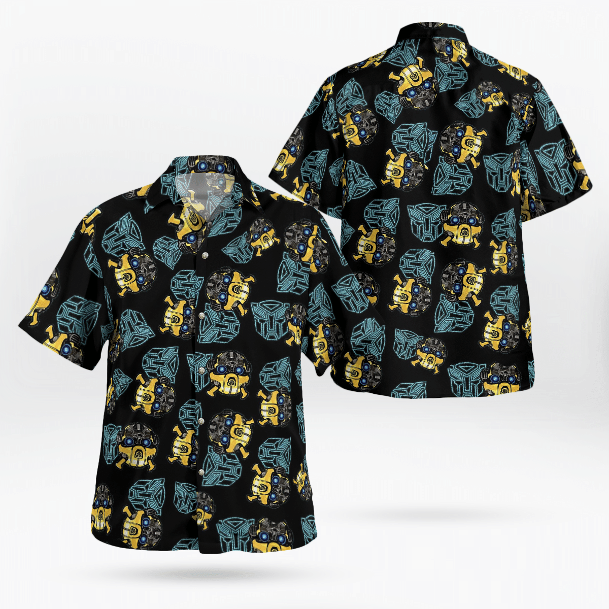 Bumblebee Transformer Hawaiian Shirt