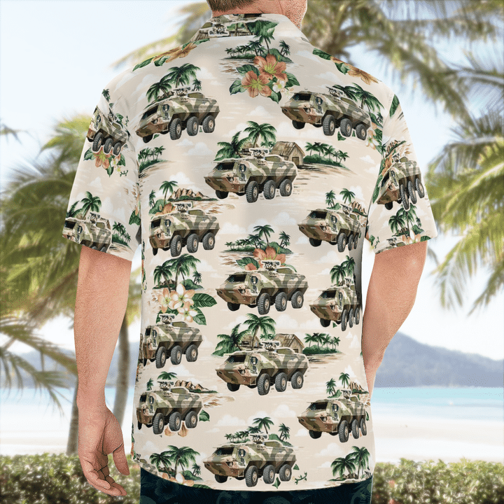 Bundeswehr Tpz 1A8A5 Fuchs Hawaiian Shirt