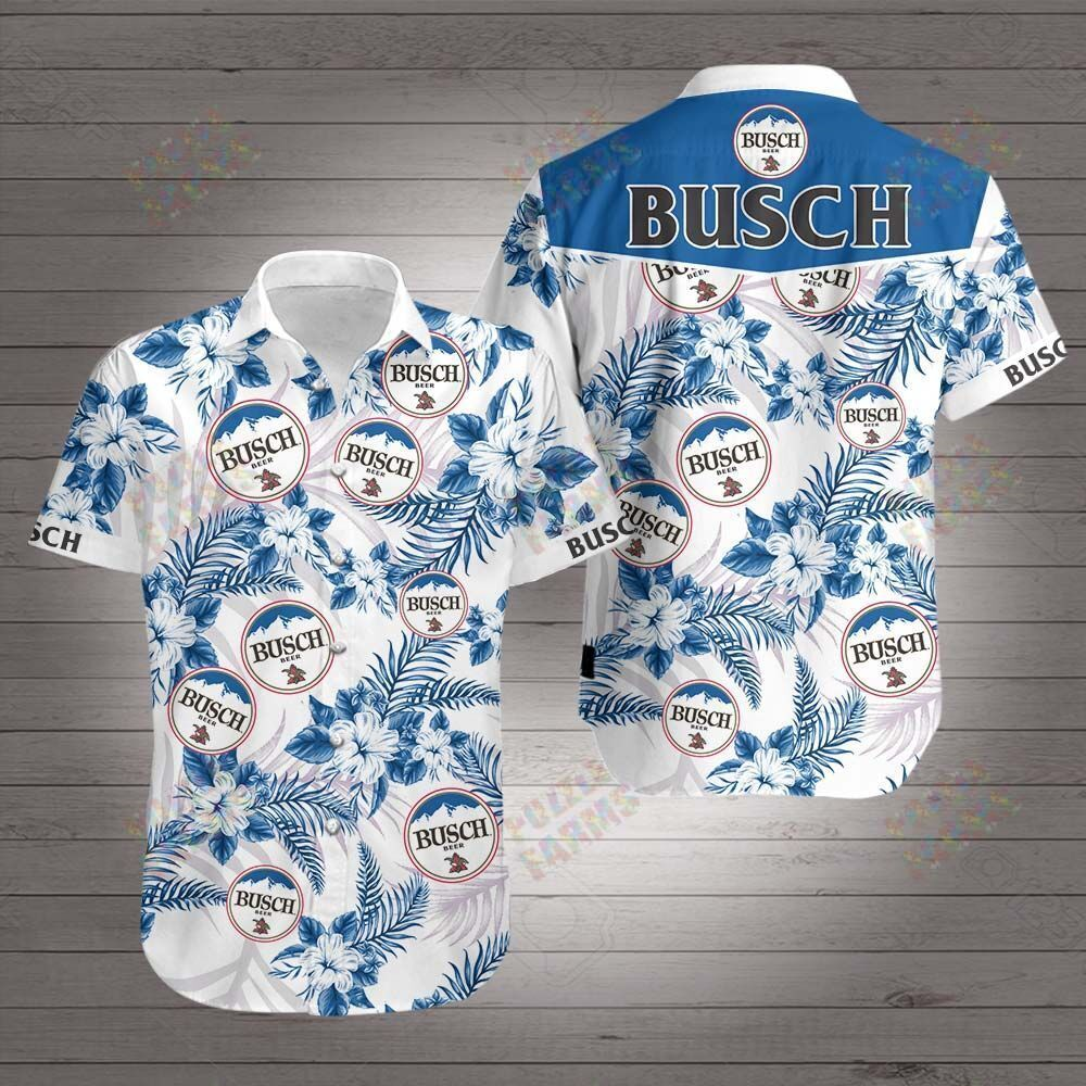 Busch Beer 3D Hawaiian Shirt Summer Button Up