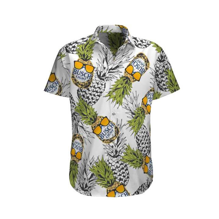 Busch Beer Pineapple Hawaiian Shirt- Limited Edition