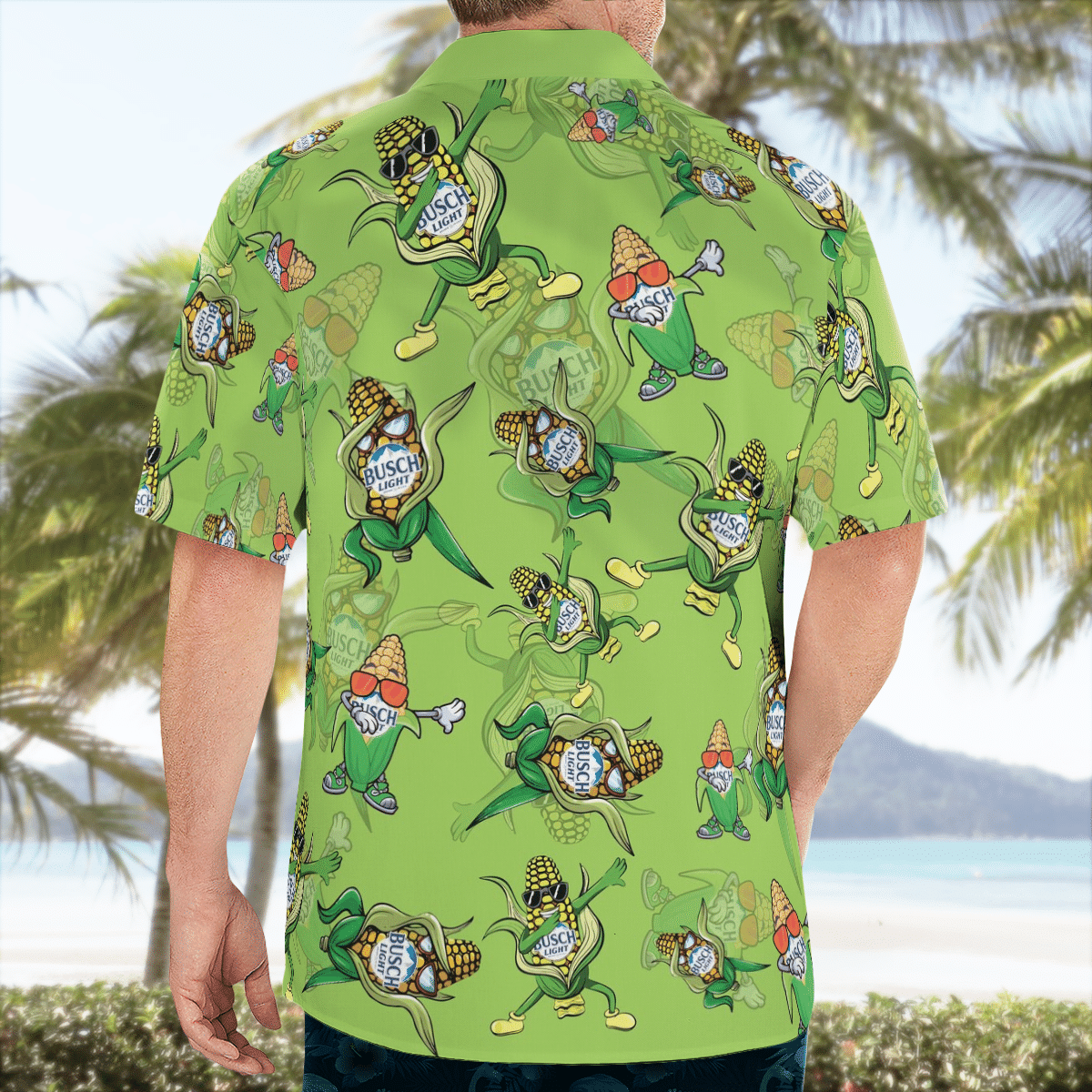 Busch Light Corn Dance Art Hawaiian Shirt