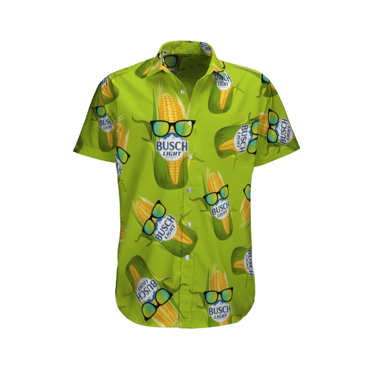 Busch Light Corn Glasses Hawaiian Shirt