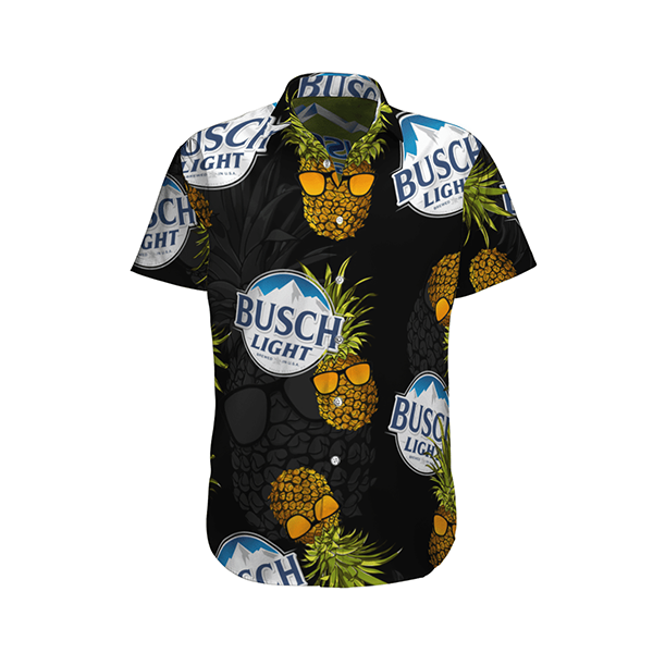 Busch Light Pineapple Hawaiian Shirt