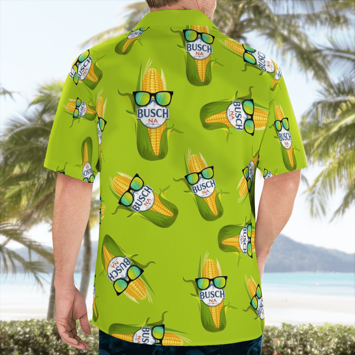 Busch Na Corn Hawaiian Shirt