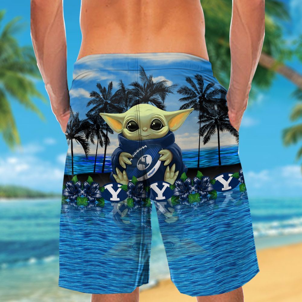 BYU Cougars & Baby Yoda Hawaiian Shirt Hot Trendy Summer 2024