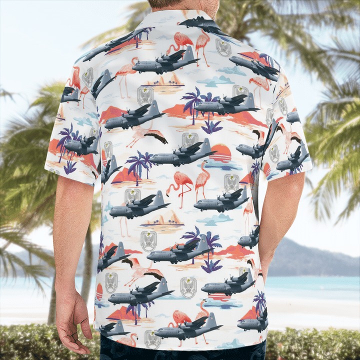 C-130 Hercules Polish Air Force Hawaiian Shirt