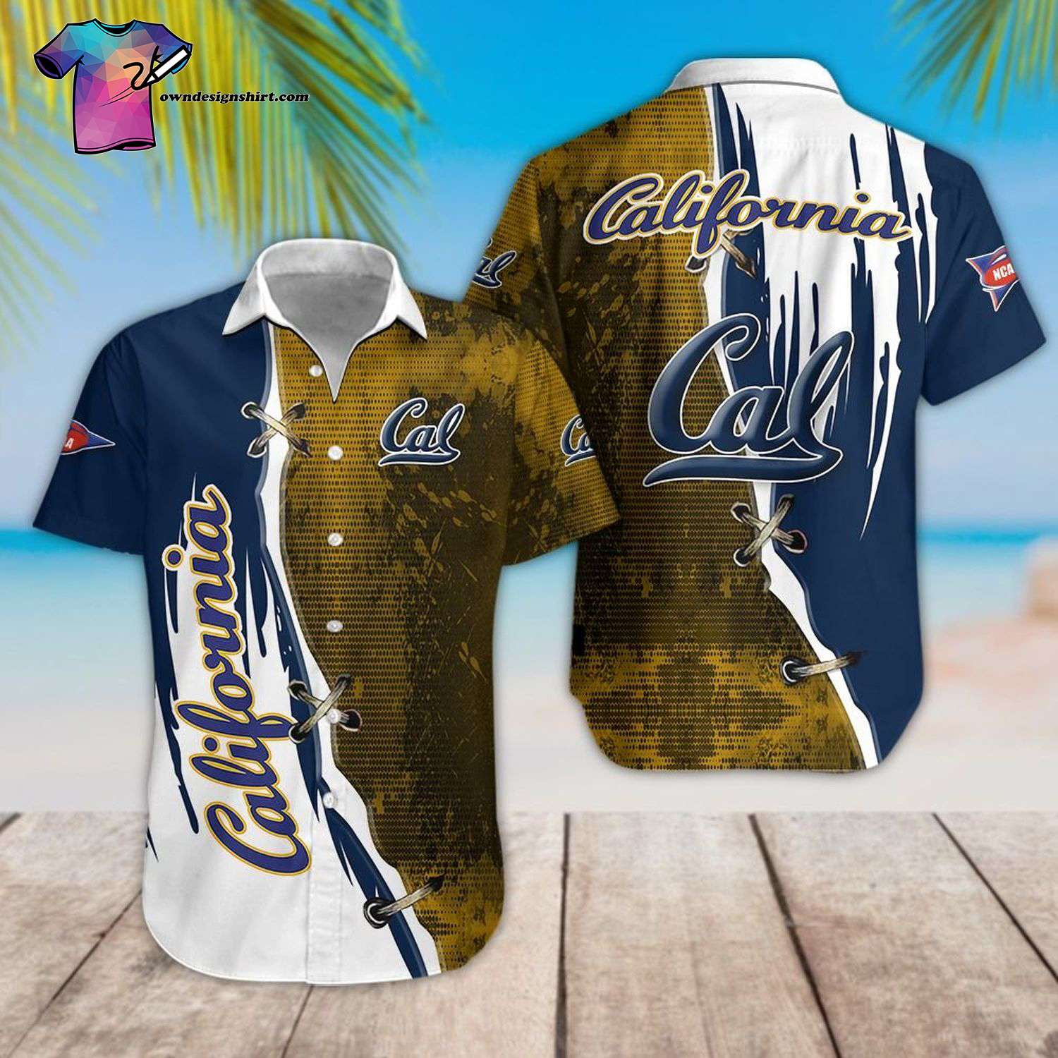 California Golden Bears Tropical Hawaiian Shirt