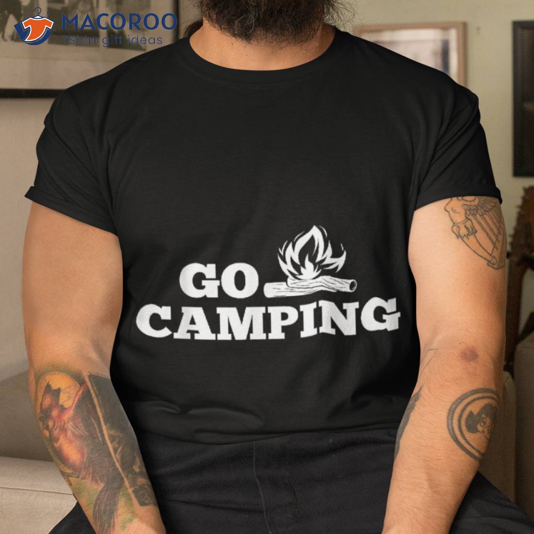 Camping Outdoor Adventure | Night Campfire For And Kids Shirt