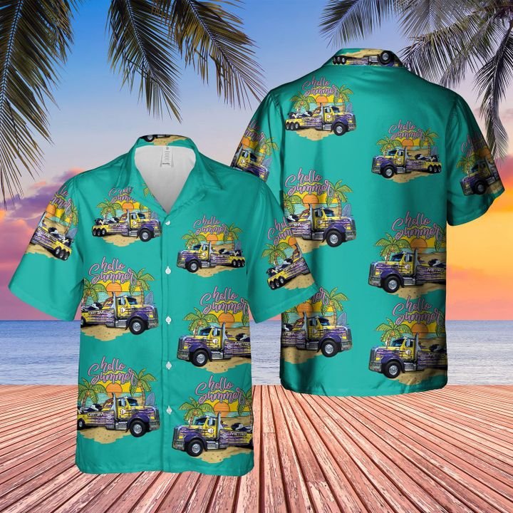 Canada Towing Trucks Hawaiian Shirt