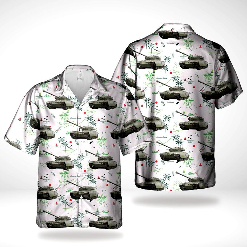 Canadian Army Centurion Tank Hawaiian Shirt