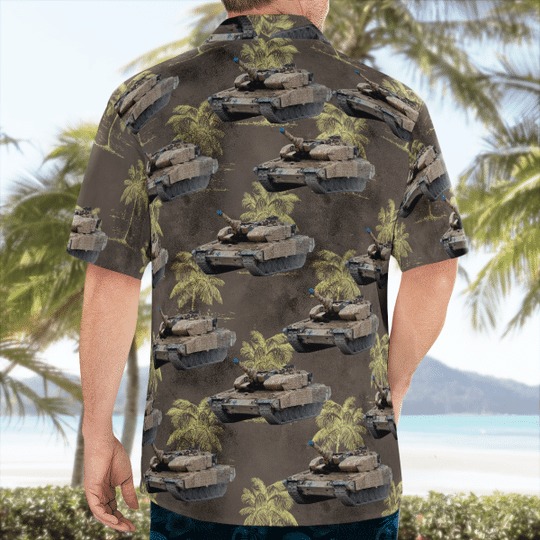 Canadian Army Leopard 2A4M Hawaiian Shirt